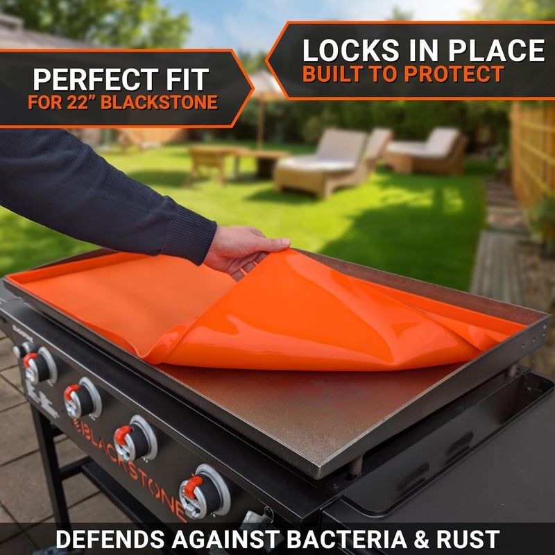OZG 22" Premium Silicone Griddle Mat for Blackstone 22 Inch Grill, Heavy Duty Food Grade Silicone Griddle Cover, Keep Your Grill Clean and Rust-Free All Year Long - Image 2